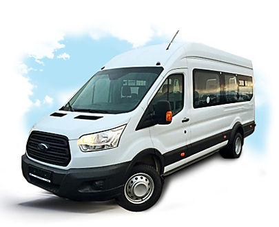 МИКРОАВТОБУС МЕЖДУГОРОДНЕГО КЛАССА FORD TRANSIT №172, 19 мест.