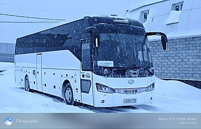 АВТОБУС ТУРИСТИЧЕСКОГО КЛАССА HIGER KLQ6128Q,  ВМЕСТИМОСТЬ 55+1 МЕСТ